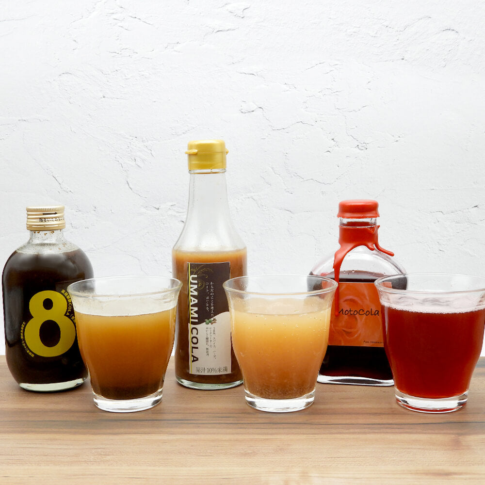 クラフトコーラ3種セット 8cco薬膳醗酵コーラ「覚醒」/UMAMI COLA