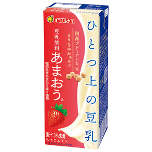 [1本89円/48本入]6種から選べる マルサンアイ ひとつ上の豆乳 200ml(計48本) 成分無調整豆乳/紅茶/和栗/白桃/抹茶/あまおう