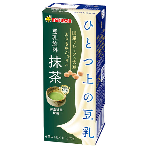 マルサンアイ ひとつ上の豆乳 豆乳飲料 抹茶 200ml×72本