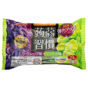 [計288本入] ニッコー 蒟蒻習慣 グレープ＆マスカット 24本×12袋