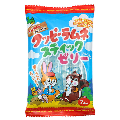 [計14本入]ニッコー クッピーラムネスティックゼリー 7本×2袋