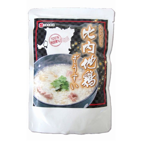 [3袋セット]こまち食品 100%秋田育ち！比内地鶏ぞうすい（レトルト）250g×3袋