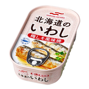 [1缶203円]マルハニチロ 北海道のいわし 梅しそ風味焼 缶詰 85g×30缶