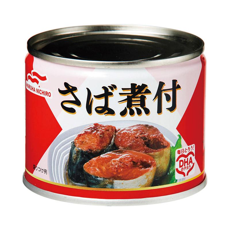 さば煮付　マルハニチロ　–　缶詰　190g×24缶　JAPAN-BRAND　FUN