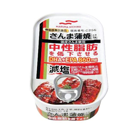 [1缶216円]マルハニチロ 機能性表示食品 減塩さんま蒲焼N 缶詰 100g×30缶
