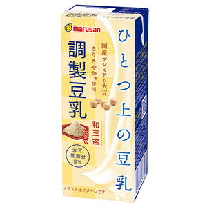 マルサンアイ ひとつ上の豆乳 調製豆乳 和三盆仕立て 200ml×48本