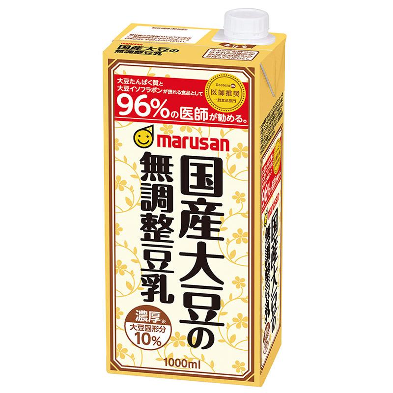 マルサンアイ 国産大豆の無調整豆乳 1000ml（1L）×6本 – JAPAN-BRAND FUN