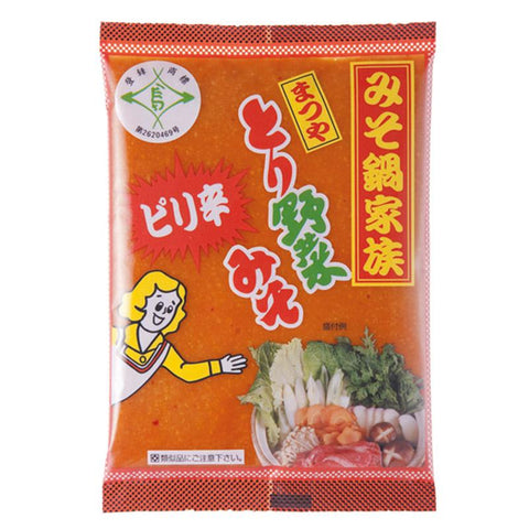 [3袋セット]まつや ピリ辛とり野菜みそ 200g×3袋  マルサン