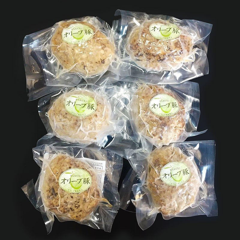 110g×6パック]焼き豚P オリーブ豚ハンバーグ 冷凍便 – JAPAN
